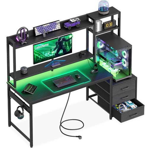 Coleshome scrivania gaming - gaming, con