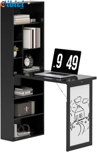 Scrivania con libreria - scrivania, e