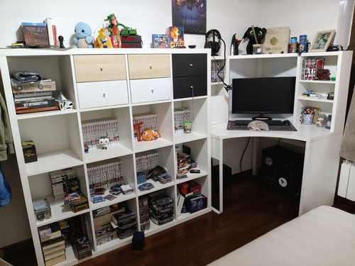 Scaffalatura libreria modulare