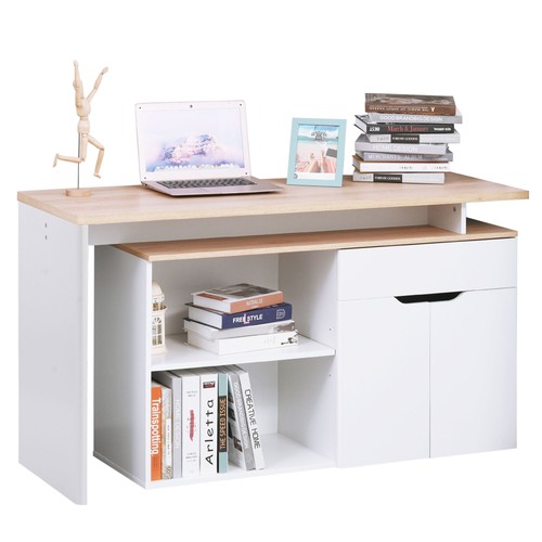 Homcom scrivania angolare - homcom, pc