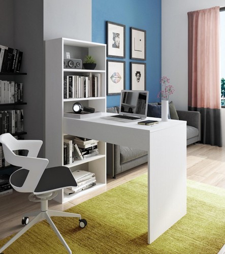 Scrivania con libreria mod - scrivania,