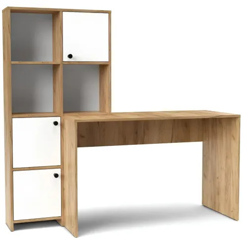 Scrivania con libreria vani - libreria, 6