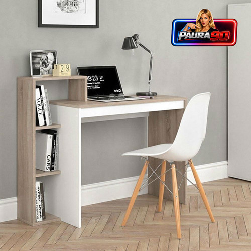 Scrivania con libreria - scrivania, 4